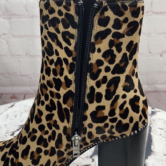 8.5 COACH Drea Pony Hair Bootie New in Box $295 - Picture 8 of 11